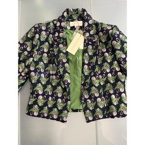 Jacquard Anthropologie Blazer